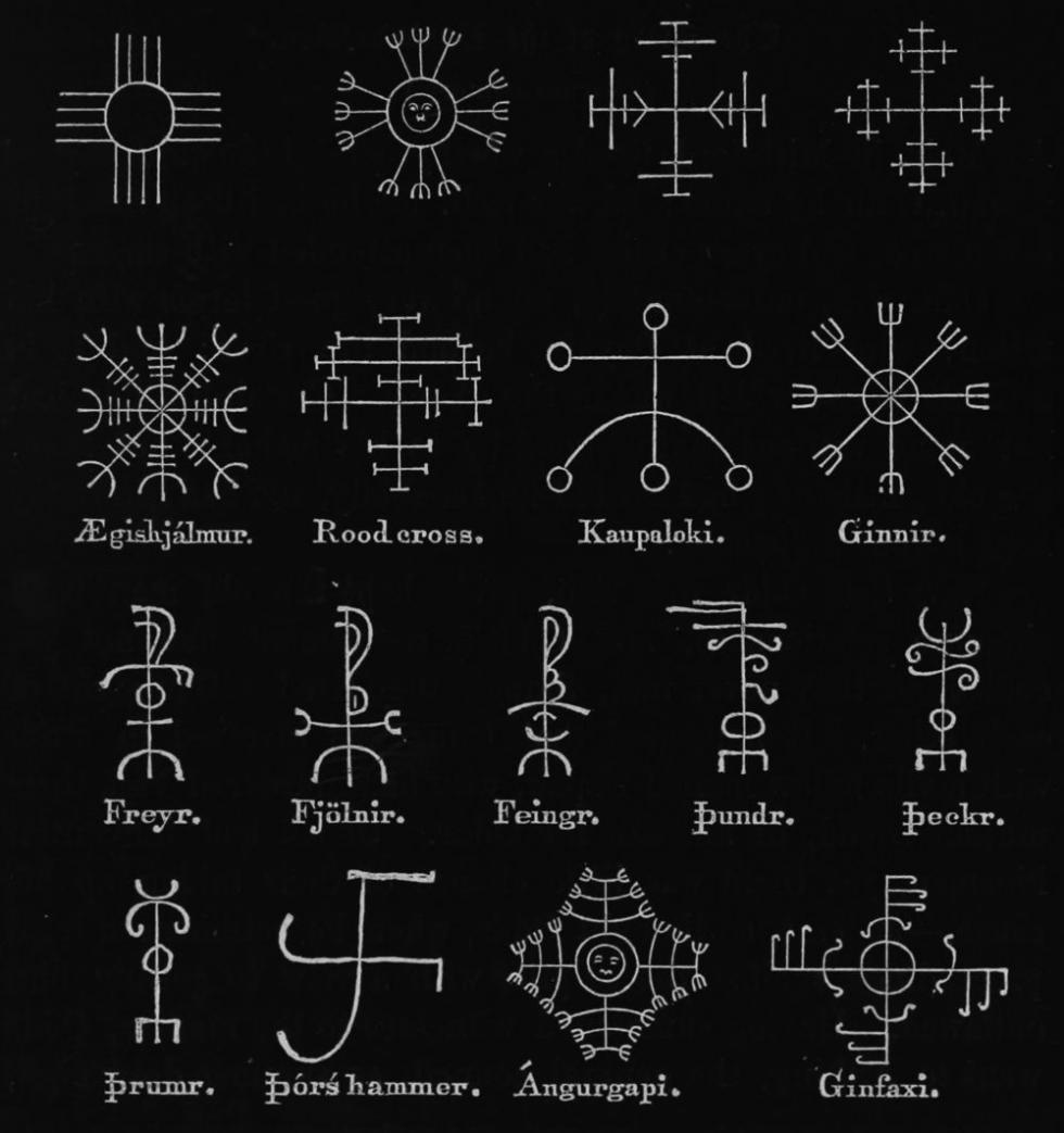 Ősi izlandi mágikus szimbólumok