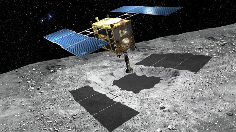 Japán űrszondának sikerült mintát vennie egy földközeli aszteroidából