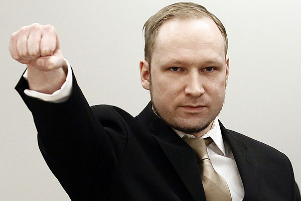 Breiviket 21 év börtönre ítélték