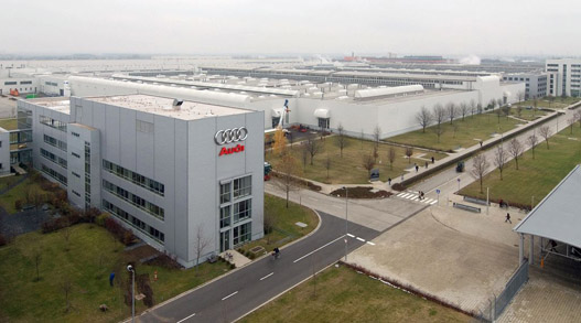 Magyar cég építi az Audi logisztikai parkját Győrben