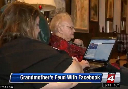 Facebookon fiatalítania kell magát egy nagymamának