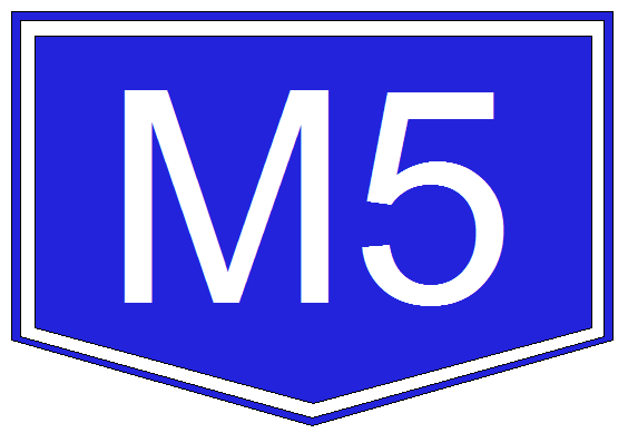 Két autó ütközött az M5-ös autópályán