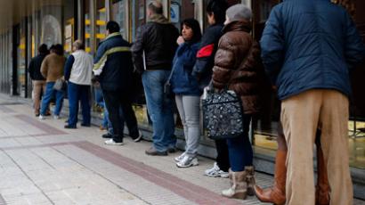 Óriási munkanélküliség Görögországban