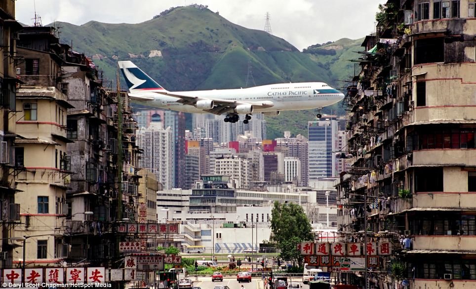 A Kai Tai a világ hatodik legveszélyesebb reptere volt