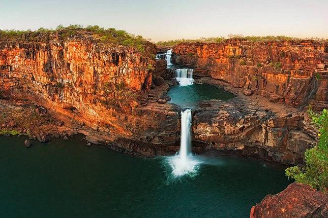 Egy ausztrál látványosság a Mitchell vízesés