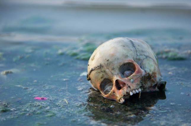 Az indiai Gangesz-folyó szörnyűségei – sokkoló fotók