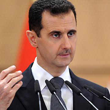 Szíria - Aszad a kínai tévében: Damaszkusz állja a szavát