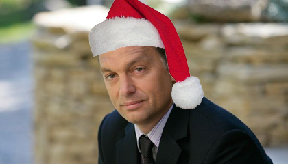 Karácsonyi jókívánságok Orbánnak- VIDEÓ!!