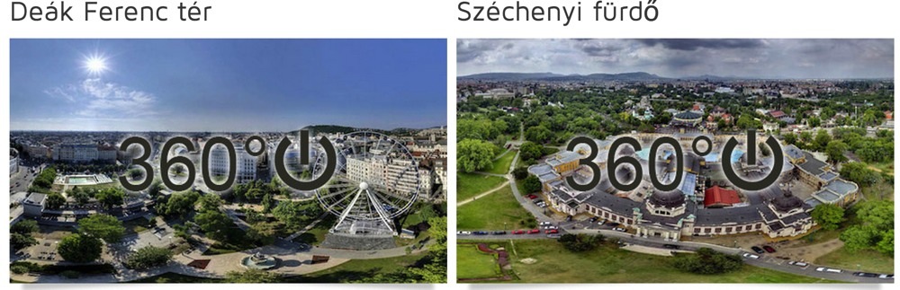 Budapest nevezetességeit egy drónról nézhetjük meg (forgatható kameraképek az égből!)