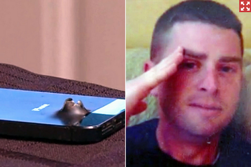 Elképesztő történet: iPhone-ja mentette meg a katona életét – videó