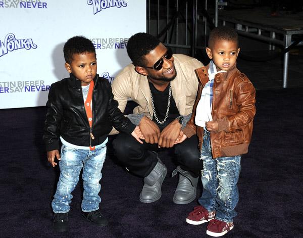 Aggódik a fiáért Usher