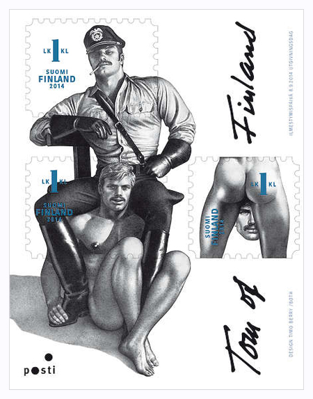 Homoerotikus rajzokat ábrázoló bélyegeket adnak ki Finnországban