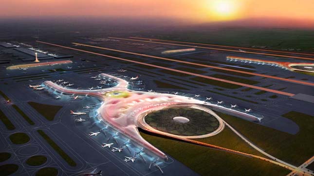 Mexikóban építik a világ legnagyobb repülőterét – videó