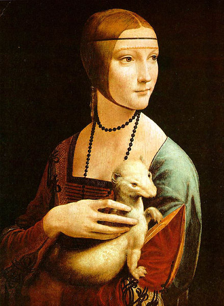 Leonardo da Vinci három változatban festette meg híres hermelines hölgyét