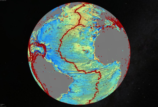 A tengerfenék új térképét készítették el műholdfelvételek alapján