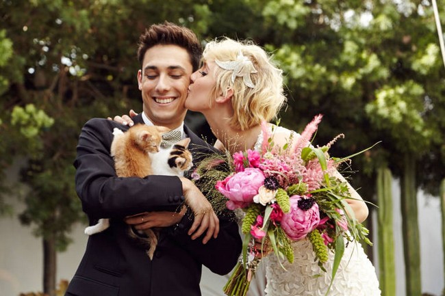Ilyen egy igazi macskaszerető pár esküvője! – videó