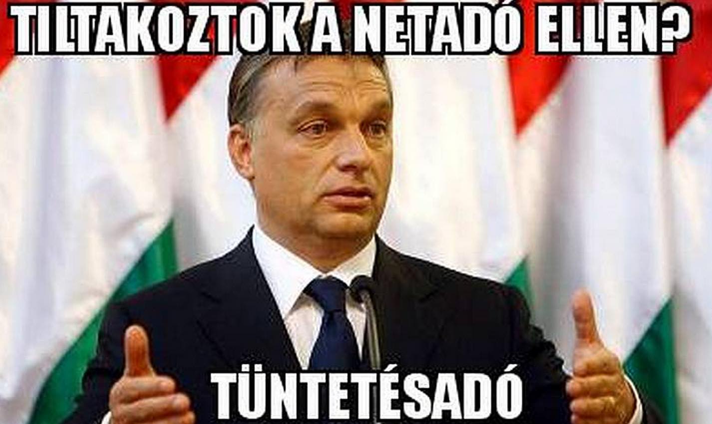 A Fideszt nem érdekli a több tízezres tüntetés, ma megszavazza az internetadót
