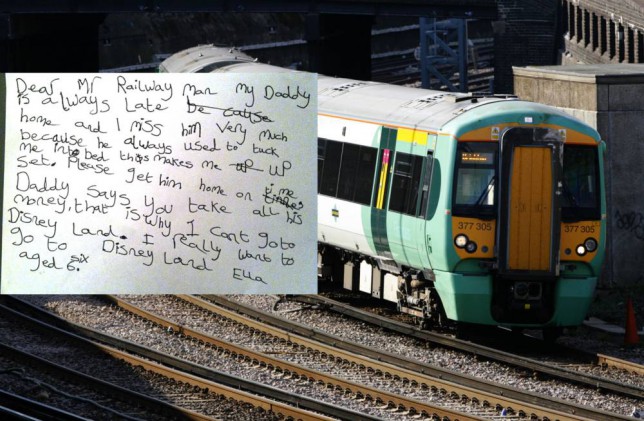 Dühös kislány írt levelet a vasúttársaságnak