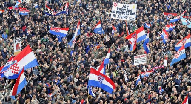 Századik napja tiltakoznak a kormány közönye ellen a horvát veteránok