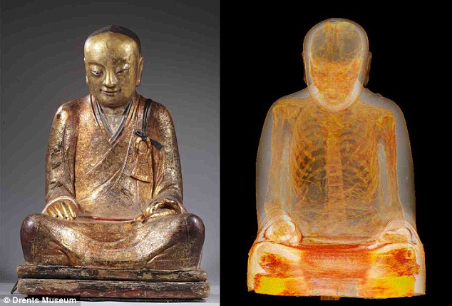 Meditáló szerzetes múmiáját fedezték fel a Buddha szoborban - Budapesten lesz látható!