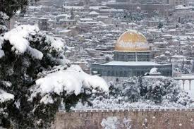 Hótakaró borítja Jeruzsálemet és Izrael jelentős részét