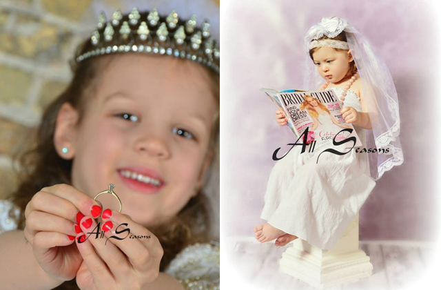 Bizarr szolgáltatás vagy gyermekkori álom a kislányoknak kínált menyasszonyi fotózás?