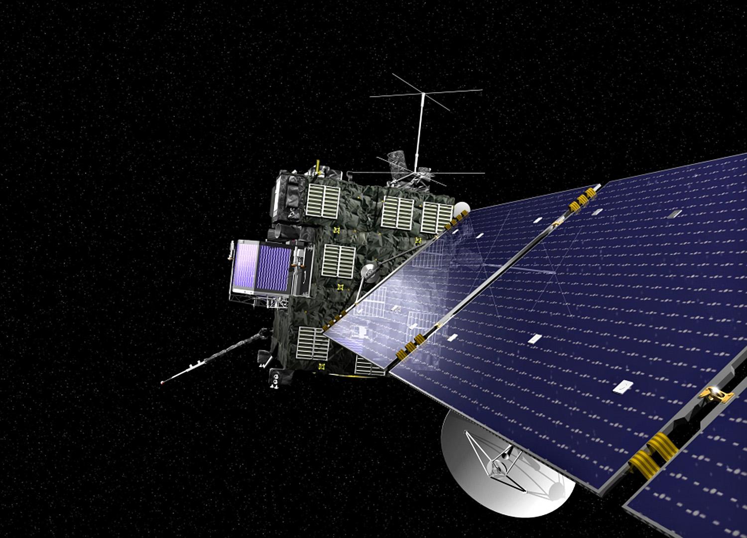 A Rosetta a Philae jelét várja