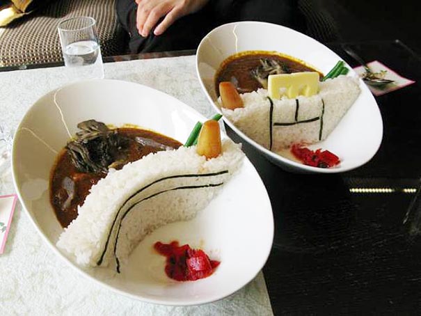 Szépséges japán konyhaművészet rizzsel