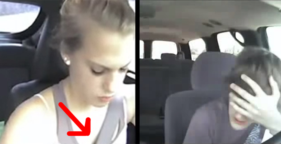 Sokkoló videó -  ez történik, ha vezetés közben a tinik másra figyelnek