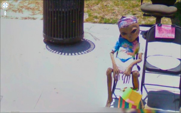 Értelmezhetetlen vicces Google Street képek