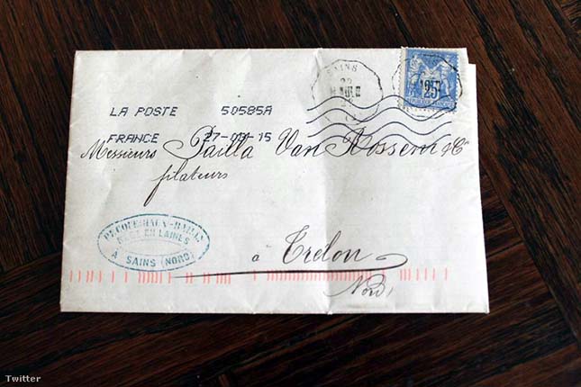 138 évet késett egy levél Franciaországban