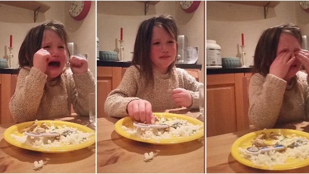 Így reagált az érzékeny 5 éves kislány, mikor megtudta honnan jön a hús – videó