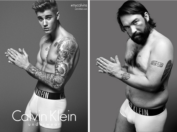 Calvin Klein plakátok újragondolva- valódi férfiakkal