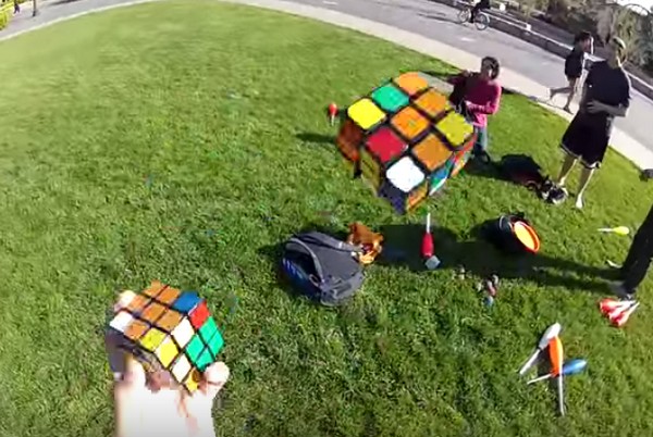 Ilyet még nem láttál- igazi Rubik- kocka zsonglőr- videó