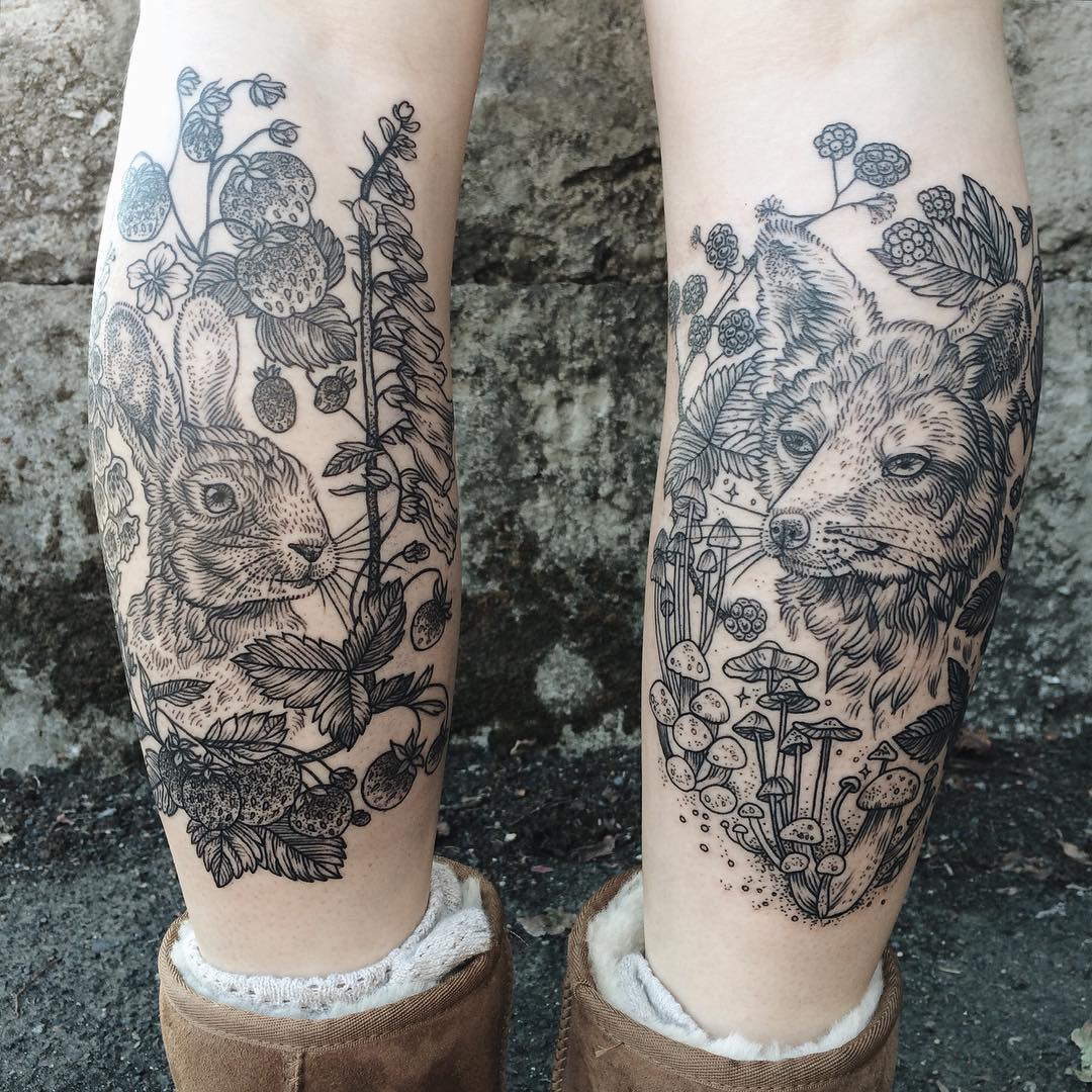 Mágikus virágos tetoválások