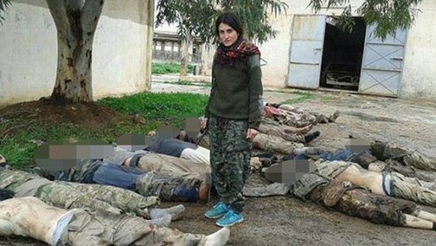 Öt dzsihadistával végzett az asszír lány!