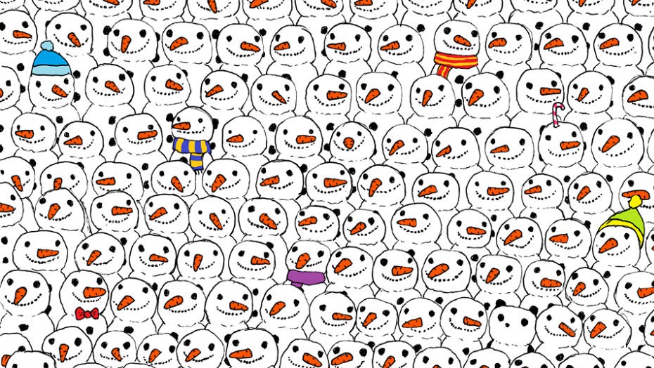 Hol bujkál a panda a képen?