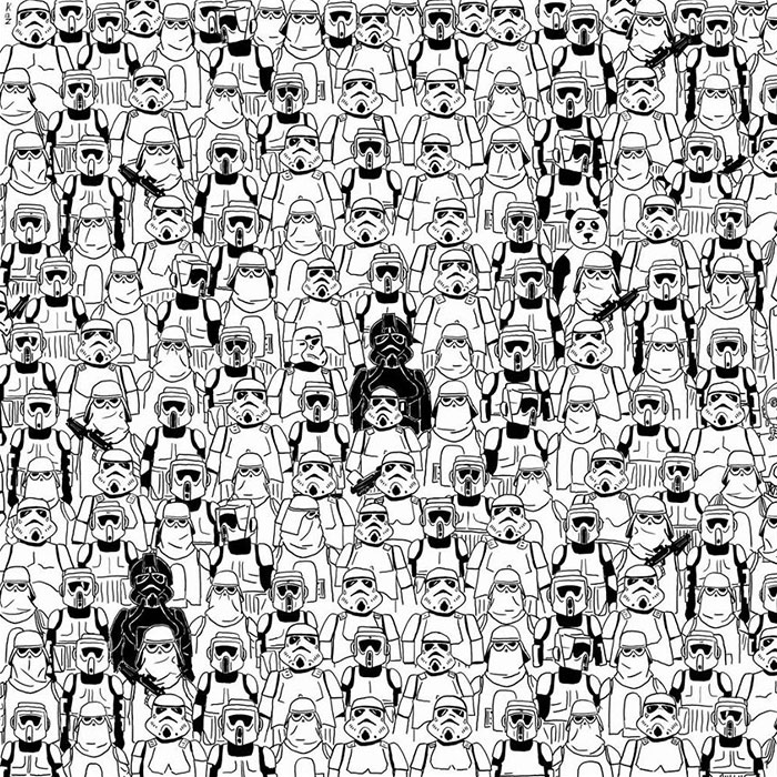 Star Wars kiadás- találd meg a pandát!