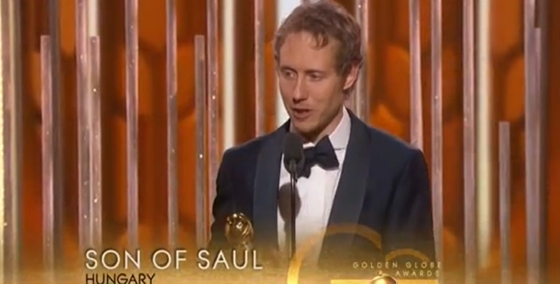Saul fia nyerte a Golden Globe legjobb idegen nyelvű film kategóriáját. GRATULÁLUNK!!!