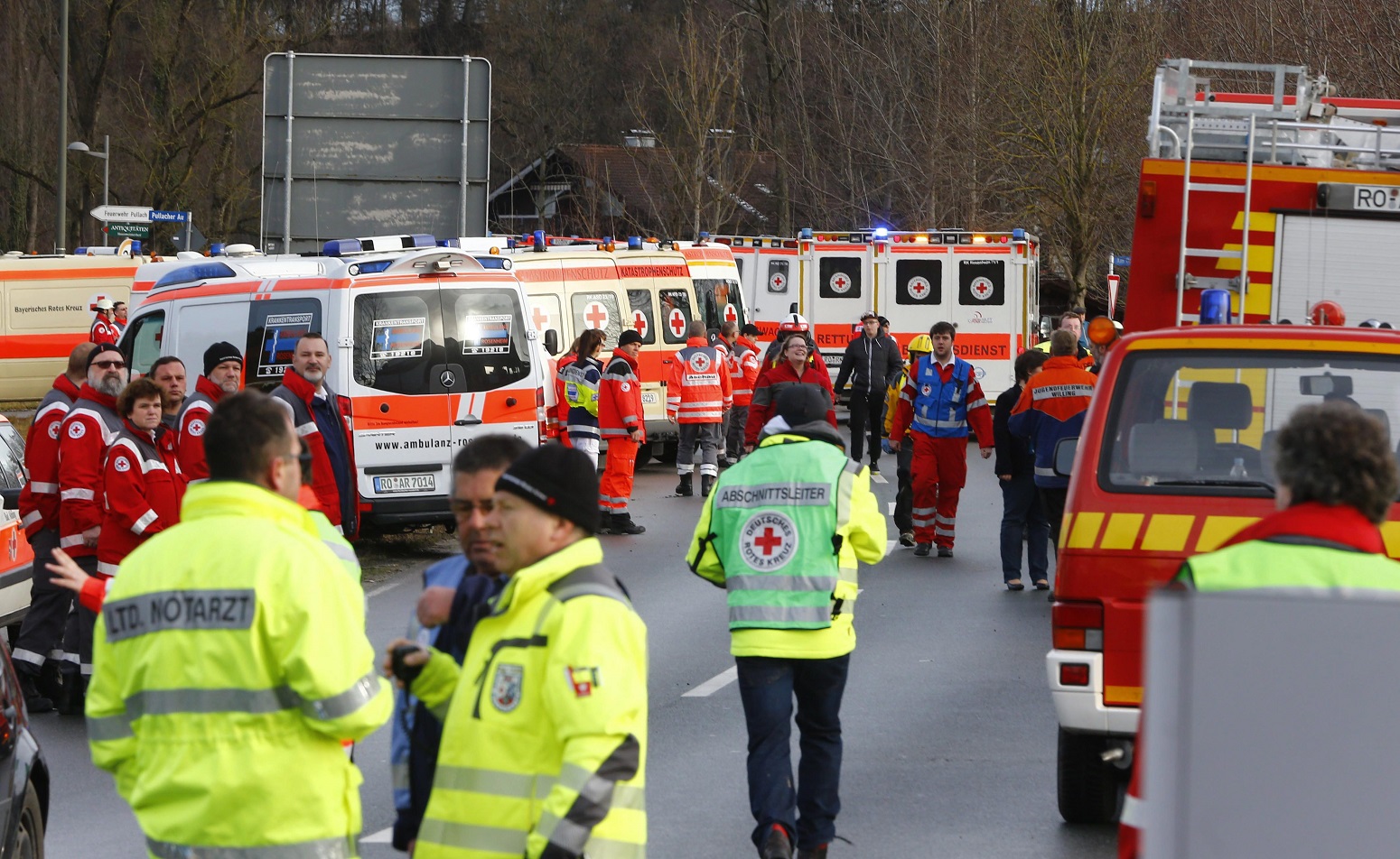 Vonatbaleset Bajorországban, többen meghaltak