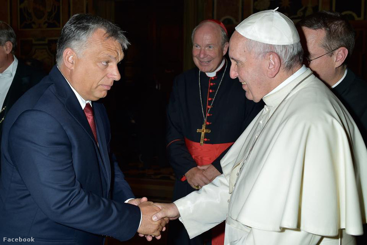Orbán Viktor audiencián találkozott Ferenc pápával