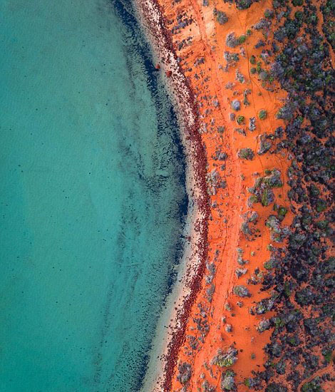 Meseszép drón fotók az Ausztrál tengerpartól