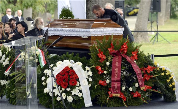 Csoóri Sándor temetése