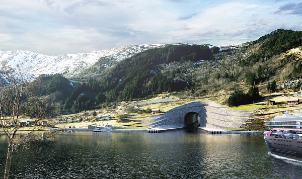Norvégiában épülhet meg a világ első hajóalagútja