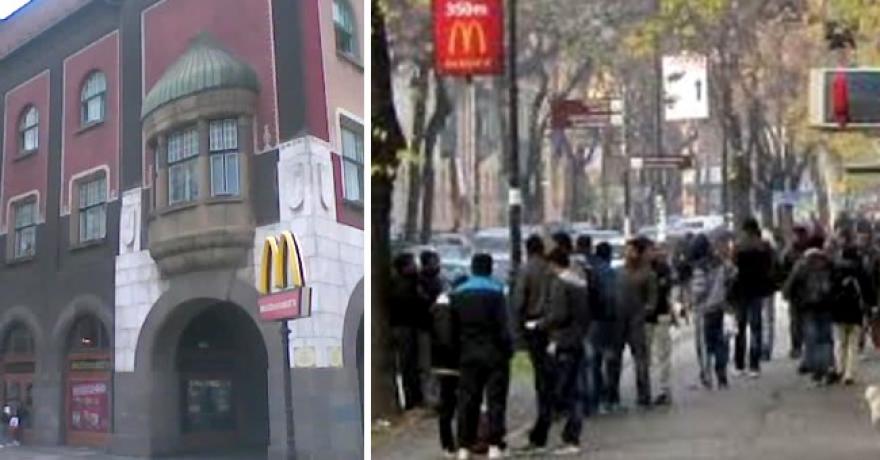 Szabadkán elfoglalták a migránsok a McDonald’s-ot!