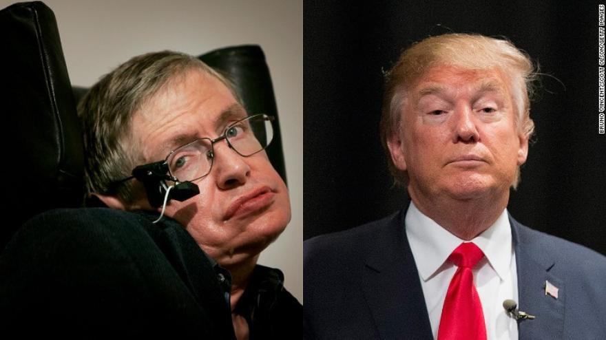 Stephen Hawking keményen beszólt Donald Trumpnak