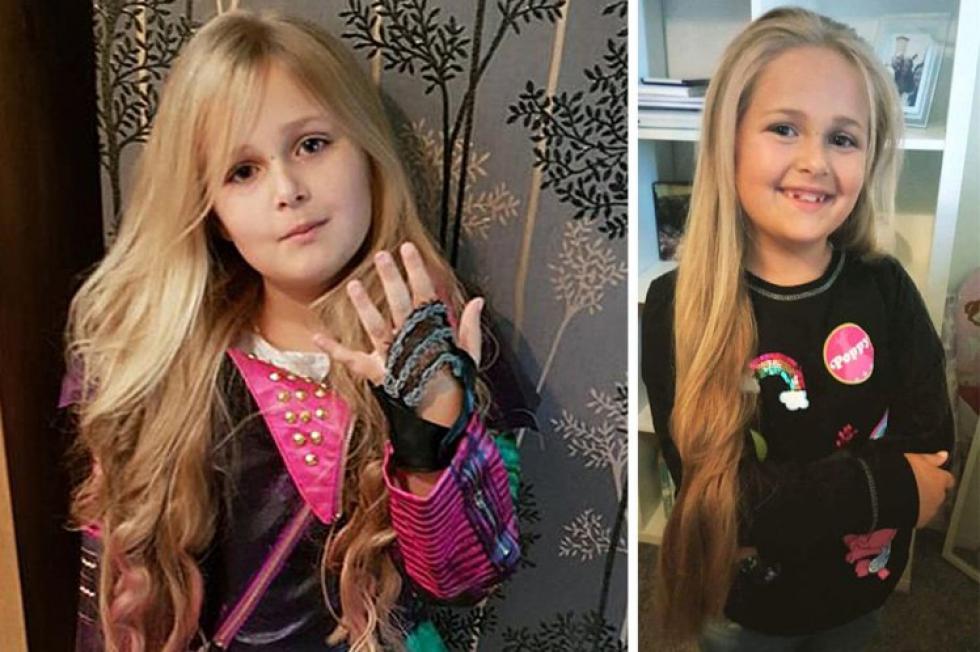 Szívszorító okból vágatta le csodaszép haját a 8 éves kislány
