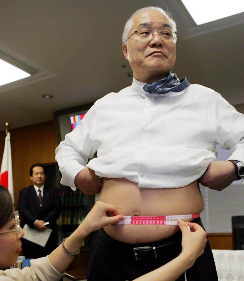 Japánban tilos az elhízás