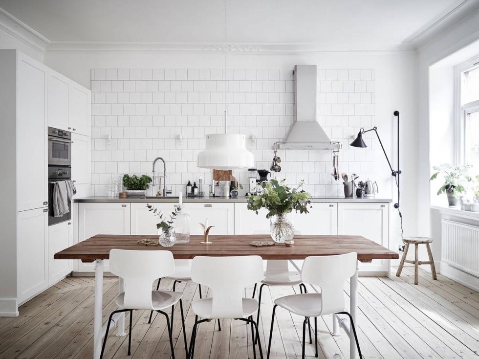 30 Skandináv stílusú konyha: ötletek és inspiráció