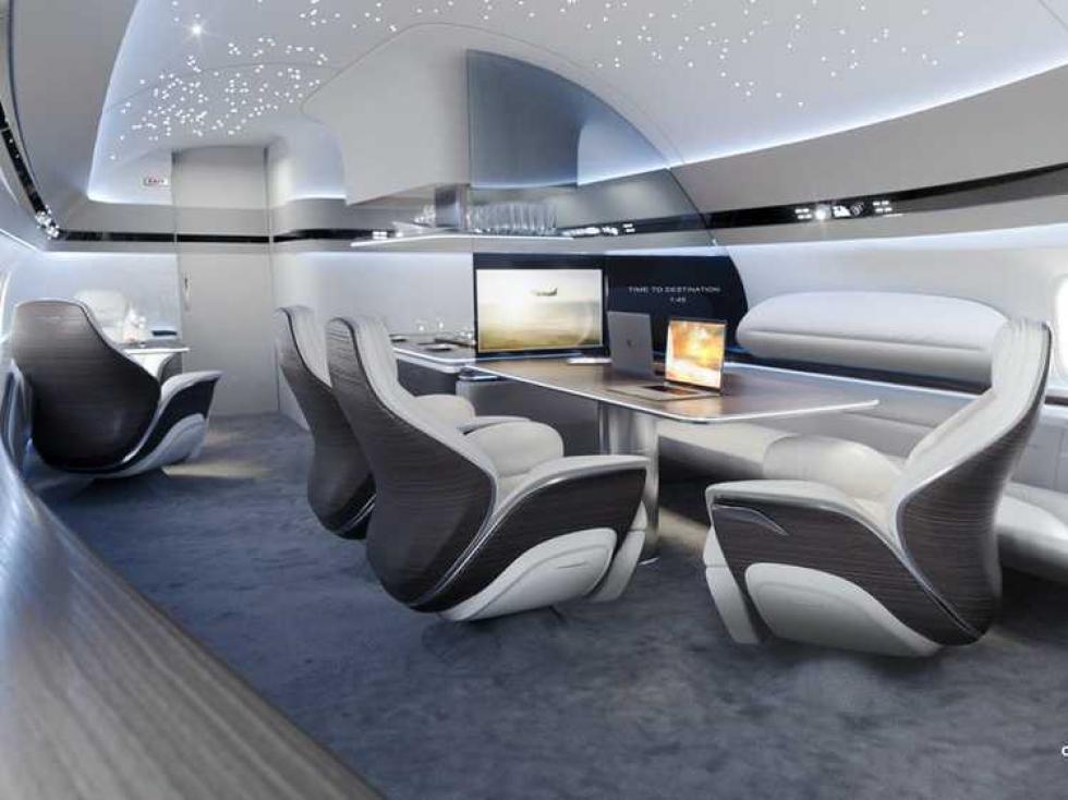 Az új Boeing 737 Max luxus jet nem e világi tervezési koncepciója